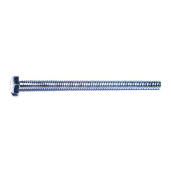 Midwest Fastener 1/4"-20 Hex Head Cap Screw, Zinc Plated Steel, 4 in L, 12 PK 63305